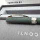 $180 NEW Italy VISCONTI Rembrandt Men's Chrome Eco-Logic Hemp Ballpoint Pen