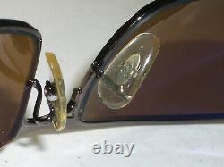 59mm Ray Ban Rb3339 Brownish Polarized Olympian Flex Hinges Wrap Sunglasses