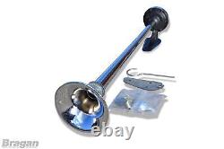 Air Horn Trumpet 118db 750mm To Fit Scania Volvo DAF MAN Iveco Mercedes Chrome