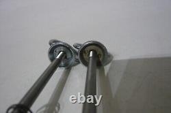 Campagnolo 70's Record curved lever quick release skewers for 120mm rear hub set